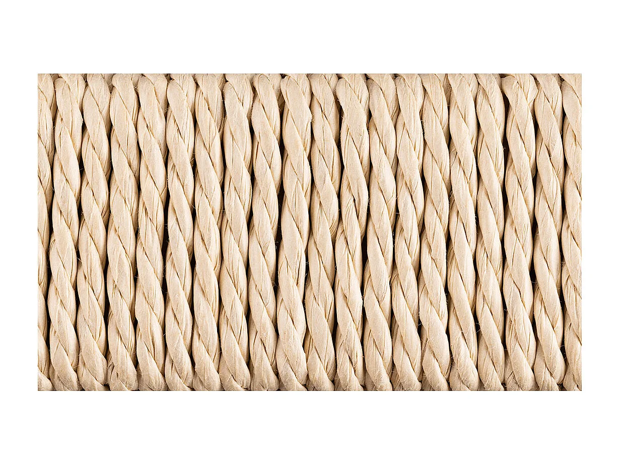 Sgabello Alvin in legno bianco.