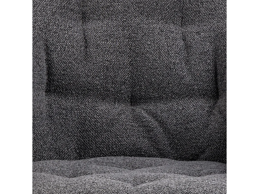 Brasis eetkamerstoel met armleuningen draaifunctie donkergrijs.