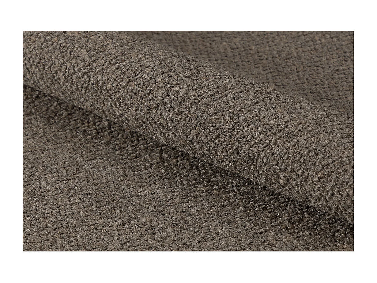 Brooke chaise de salle à manger bouclé gris.