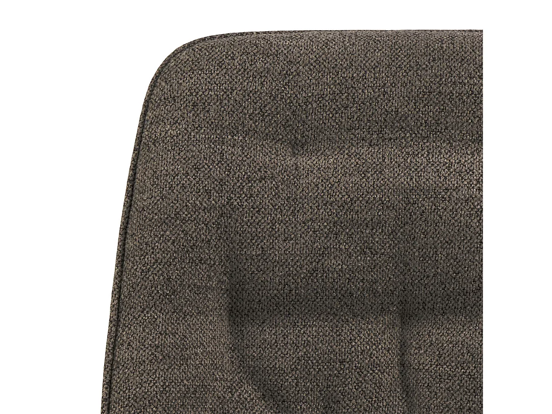 Solara eetkamerstoel bouclé grijs.