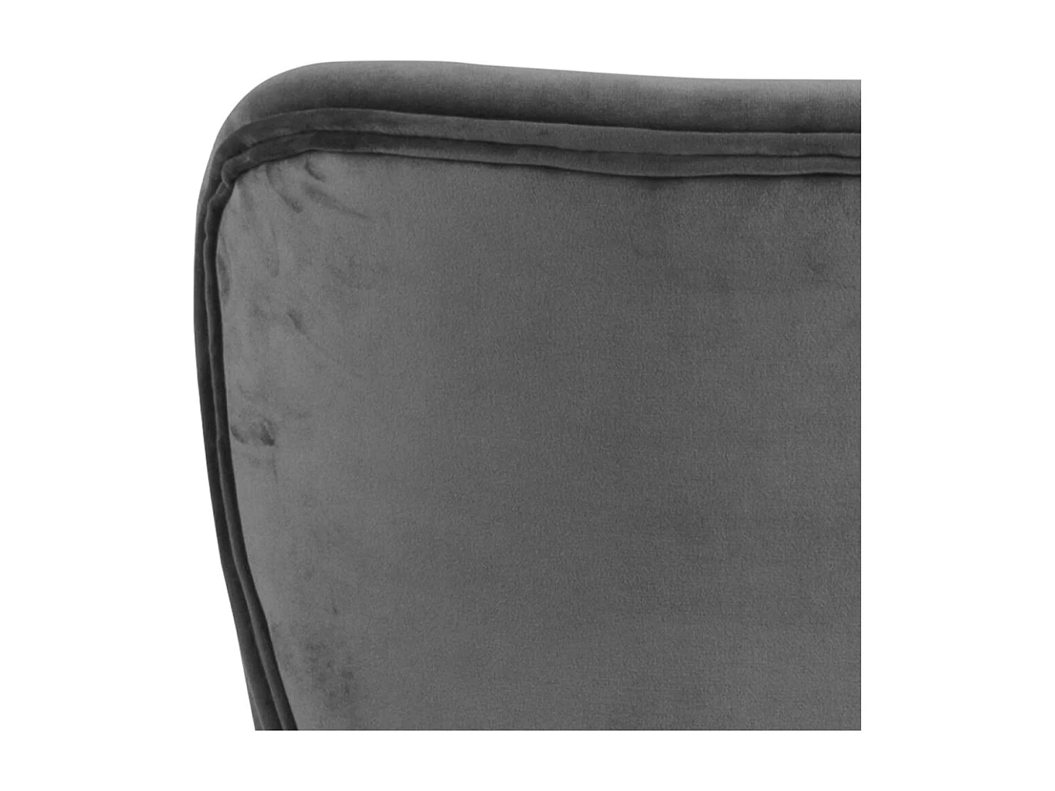 Batilda -A1 chaise de salle à manger velours gris.