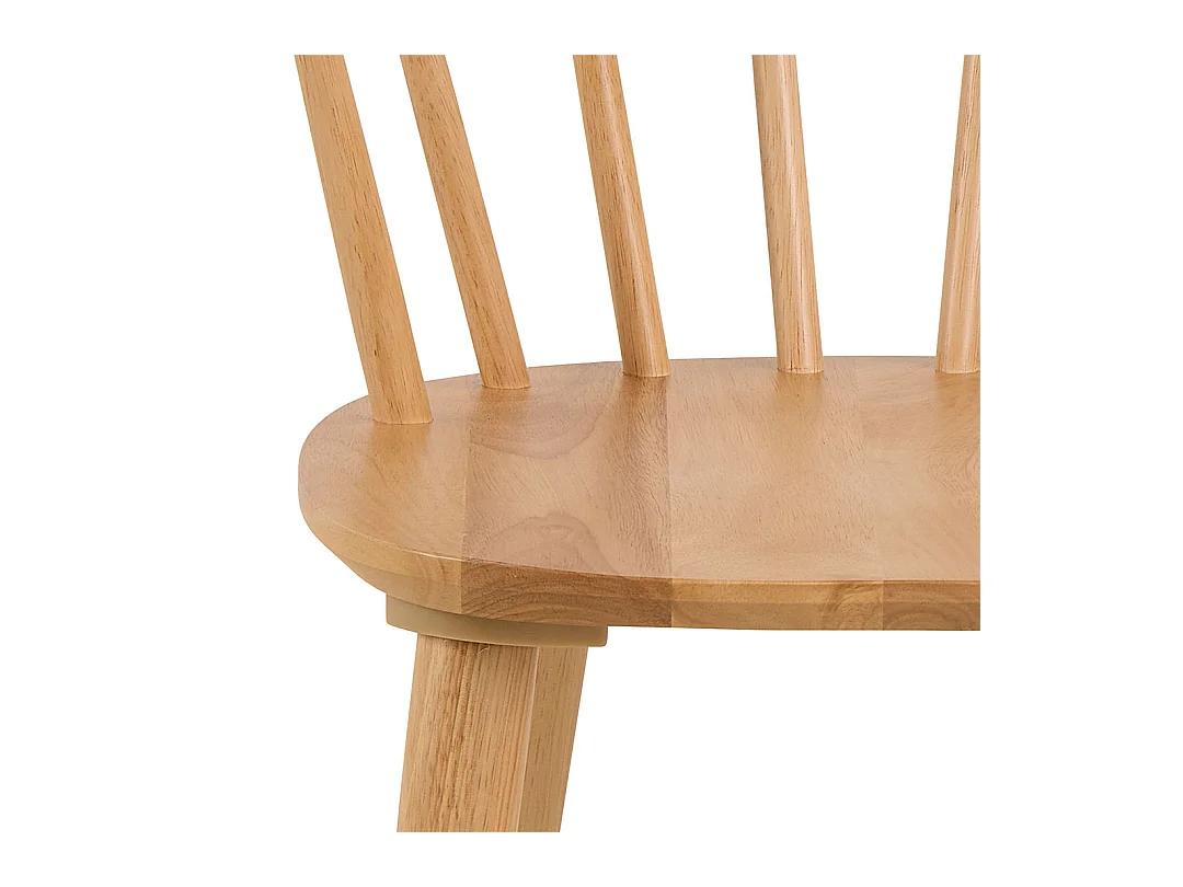 Ida chaise de salle à manger bois nature.