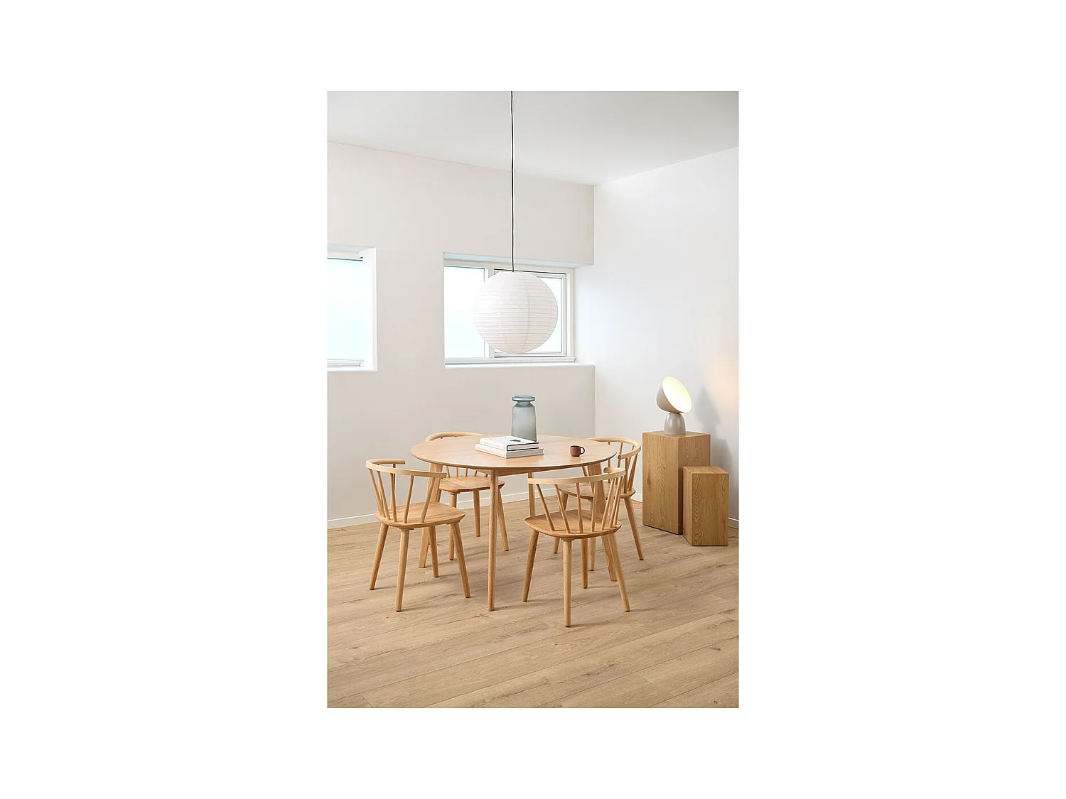 Ida chaise de salle à manger bois nature.