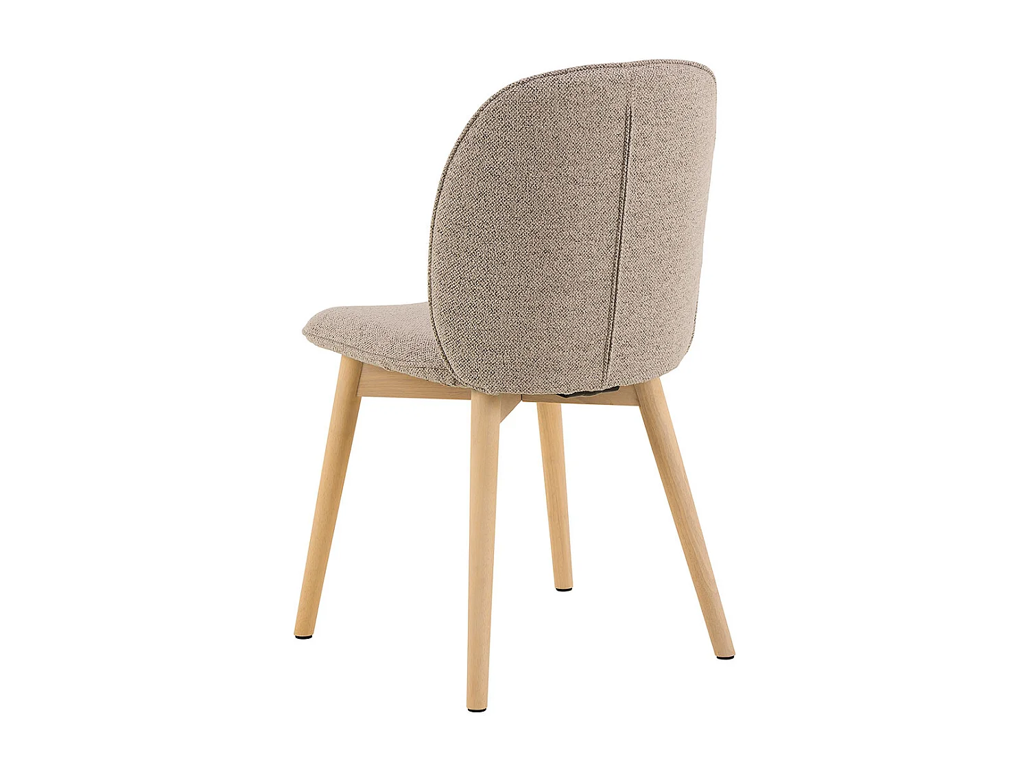 Cindy chaise de salle à manger bouclé beige.