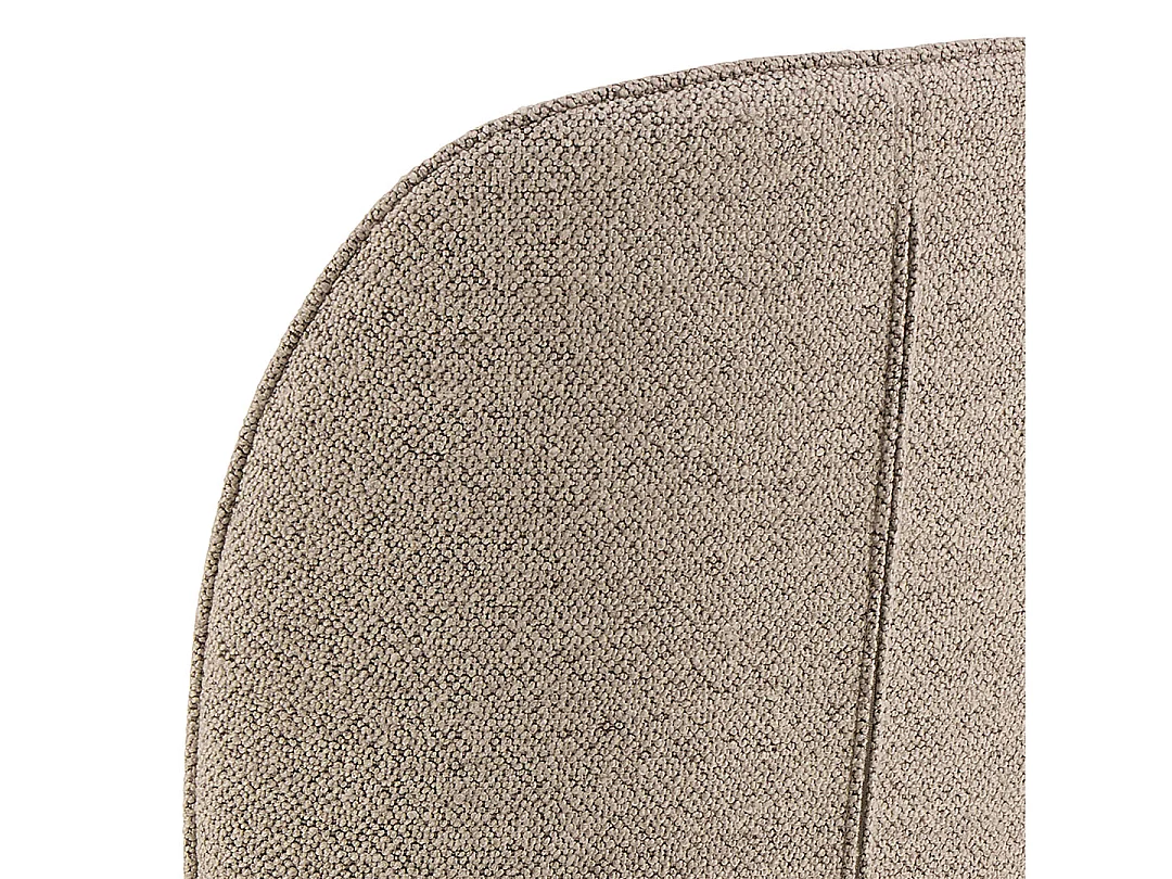 Cindy chaise de salle à manger bouclé beige.