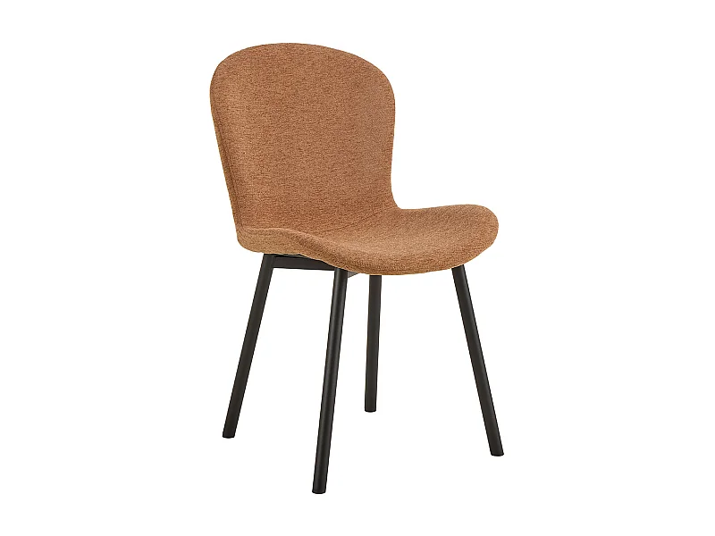 Esra Esszimmerstuhl Stoff orange.