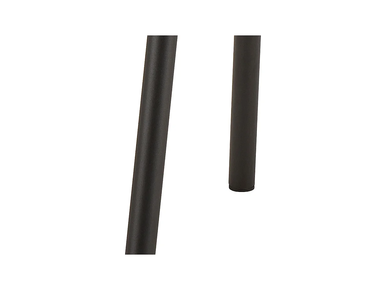 Esra chaise de salle à manger tissu orange.