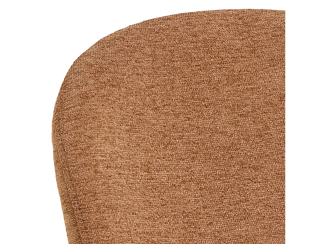 Eden eetkamerstoel stof oranje.