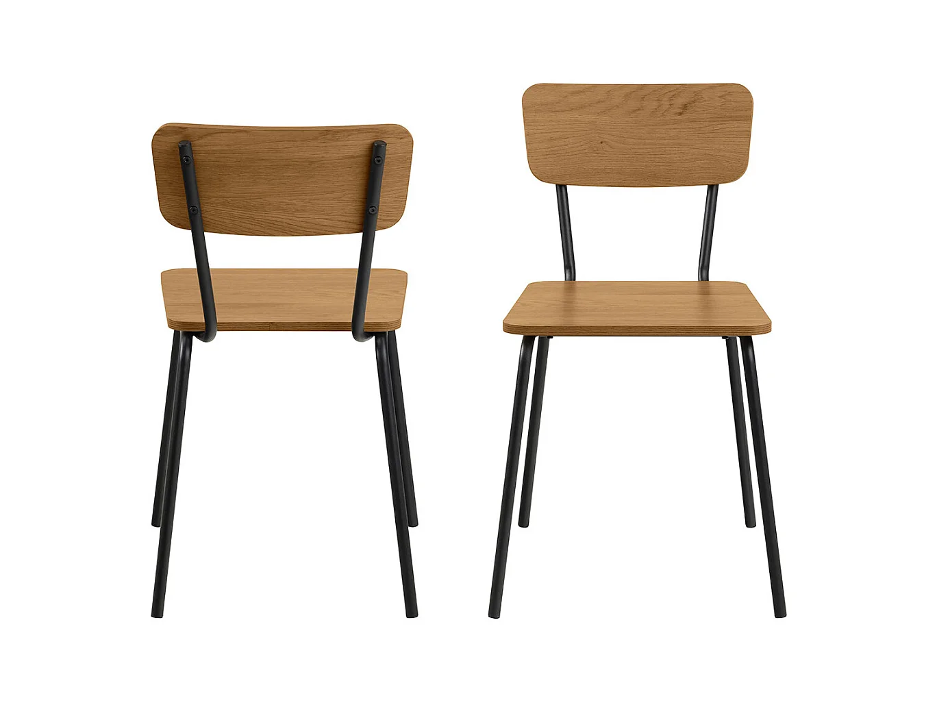 Peru chaise de salle à manger bois nature.