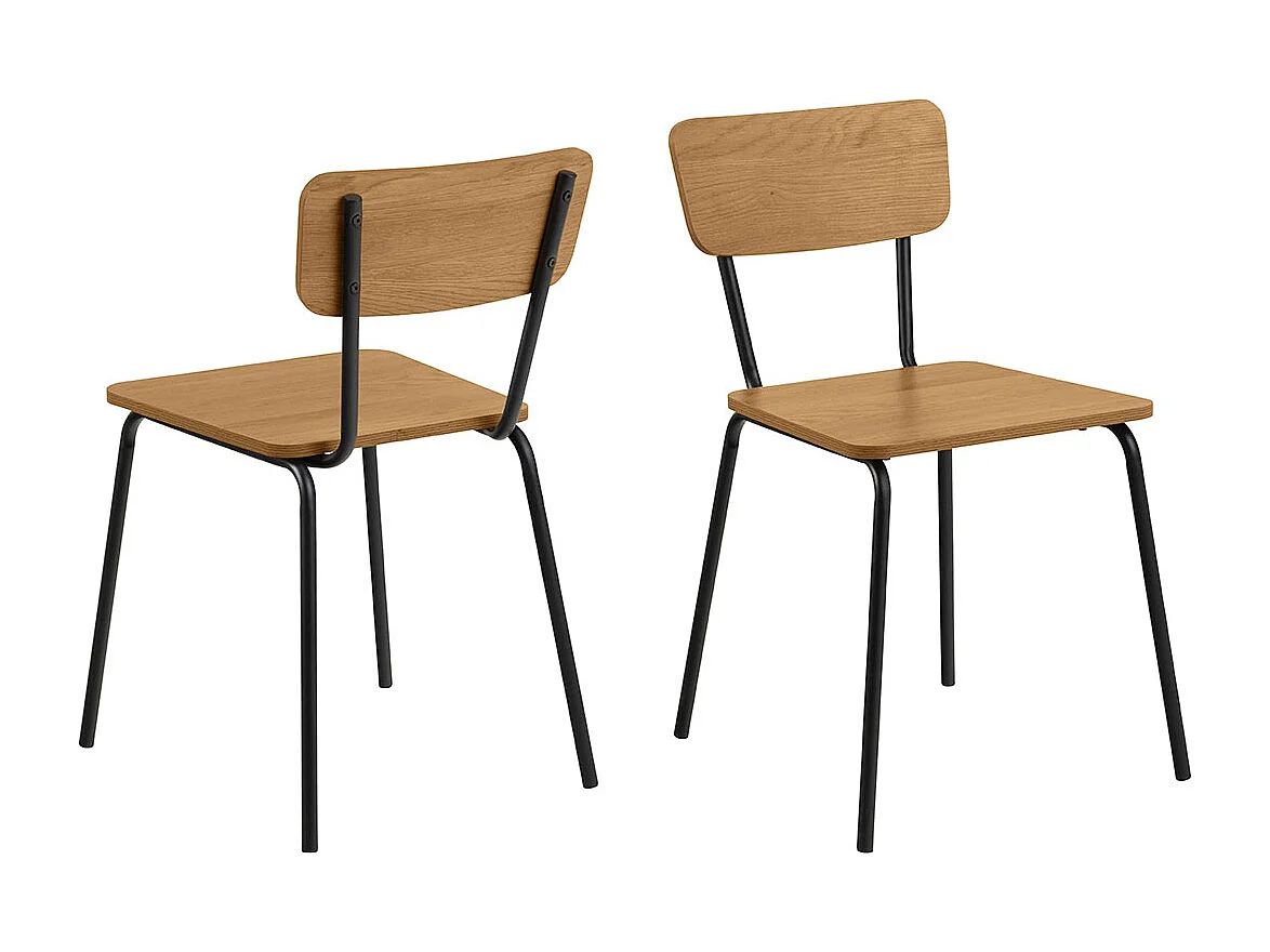 Peru chaise de salle à manger bois nature.