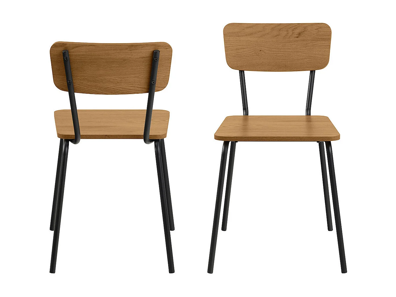 Peru chaise de salle à manger bois nature.