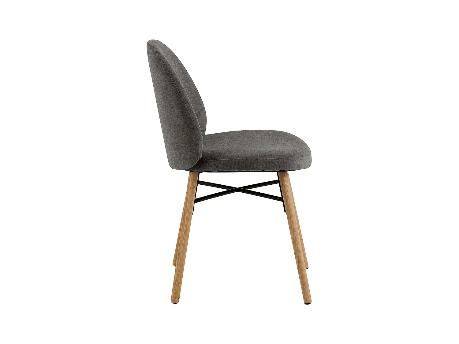 Sophia chaise de salle à manger chenille gris.