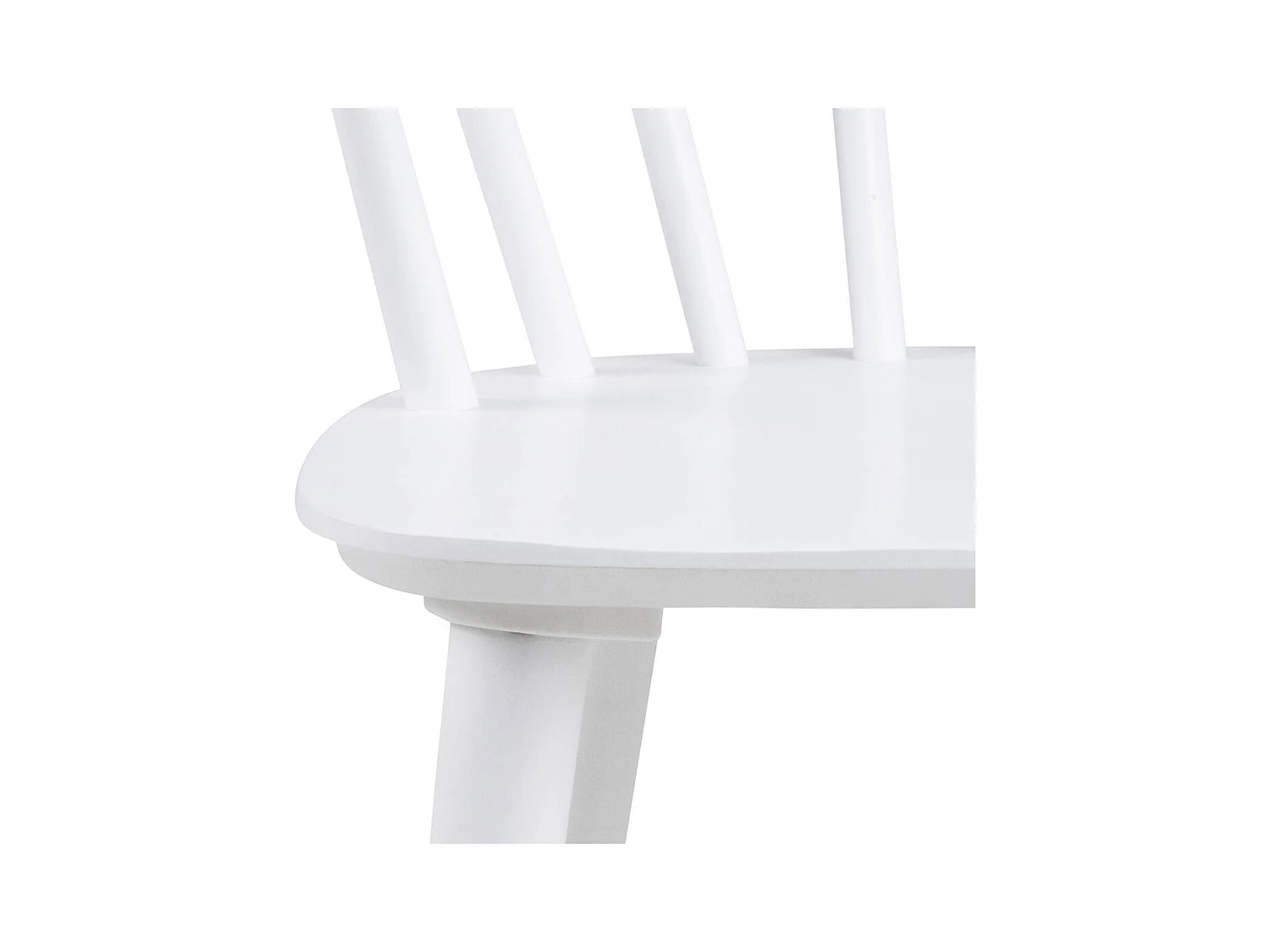 Ida chaise de salle à manger bois blanc.