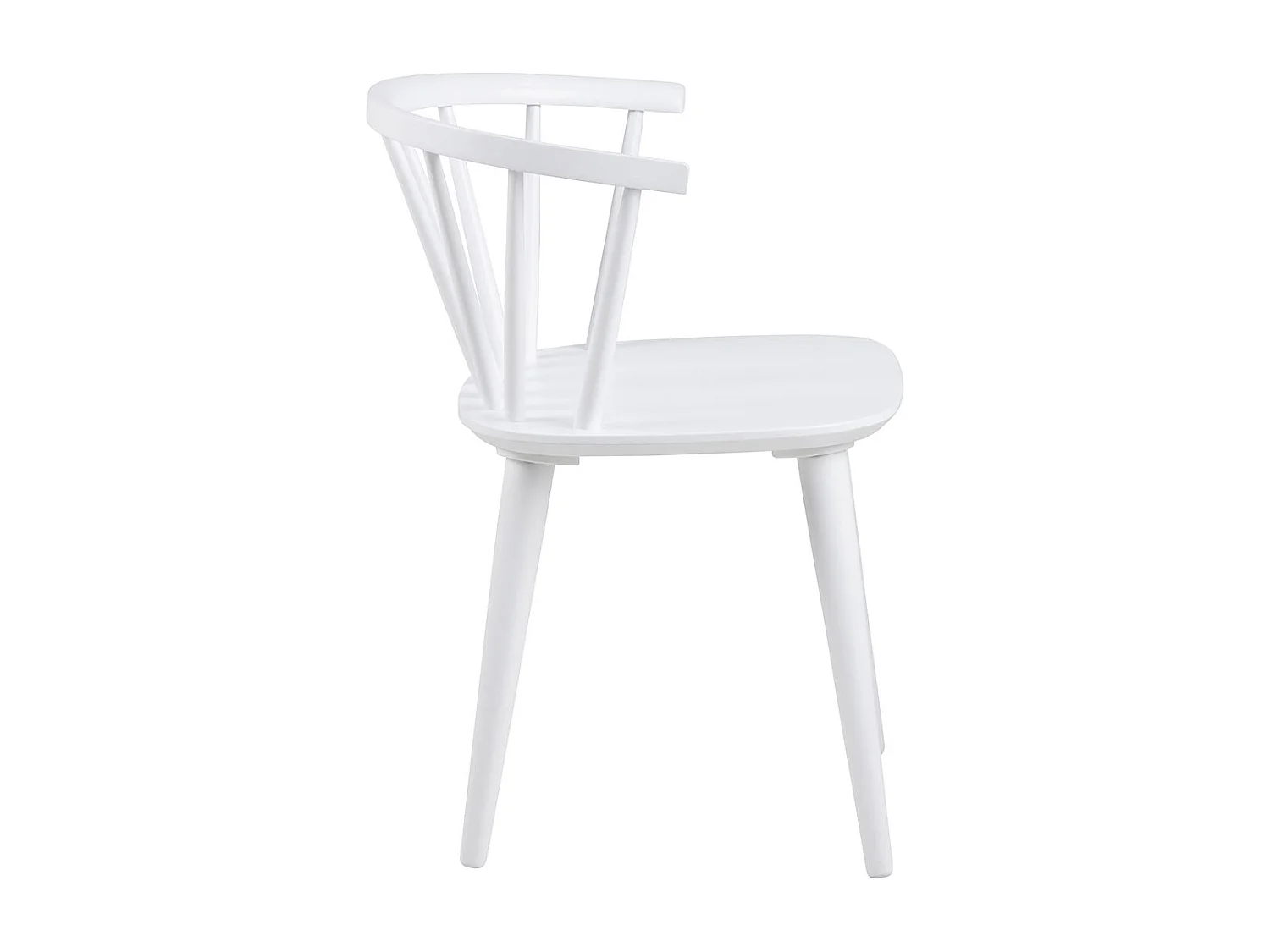 Ida Esszimmerstuhl Holz weiß.