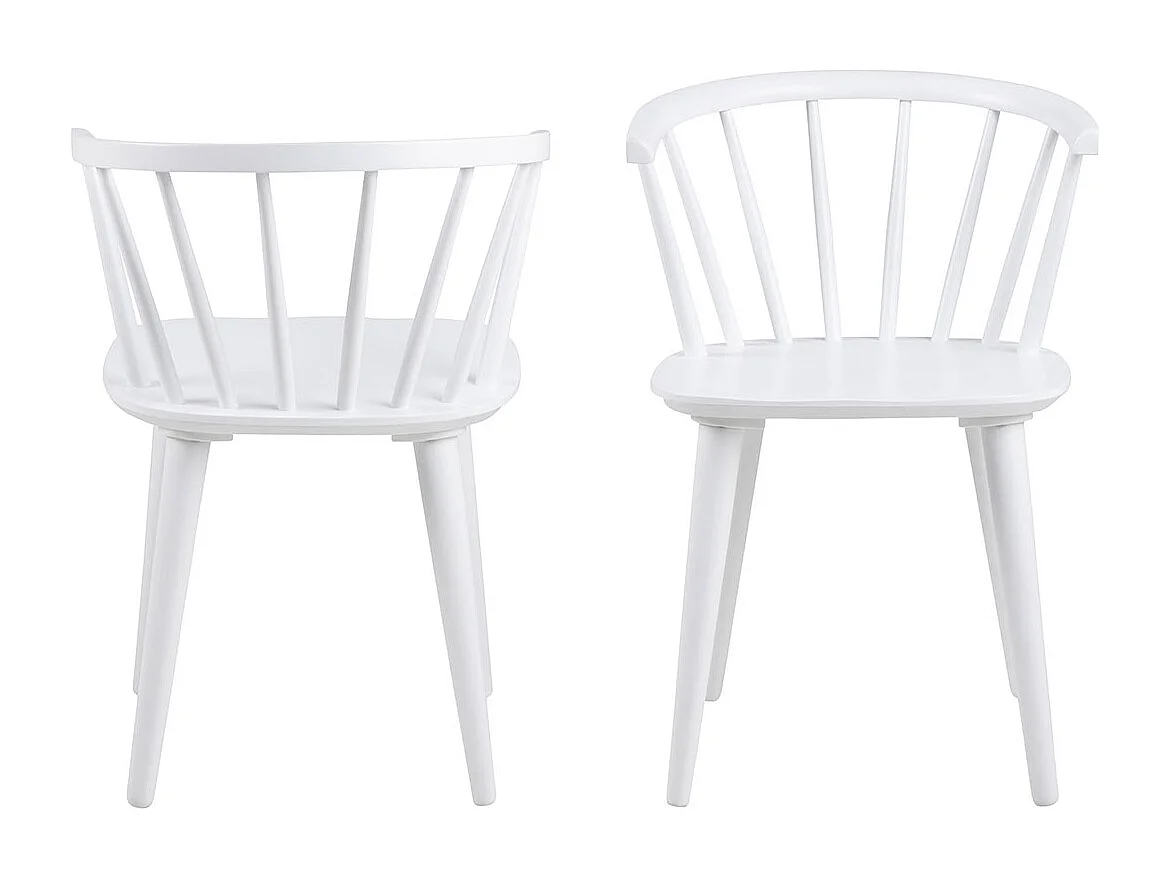 Ida Esszimmerstuhl Holz weiß.