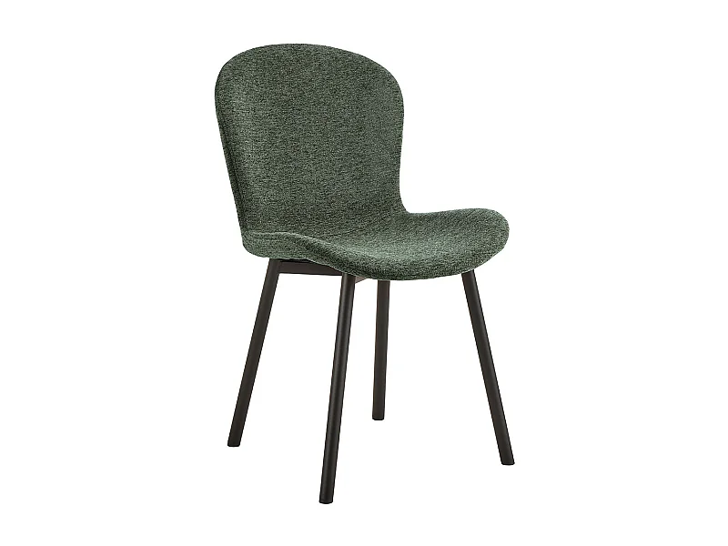 Sedia da pranzo Esra verde.