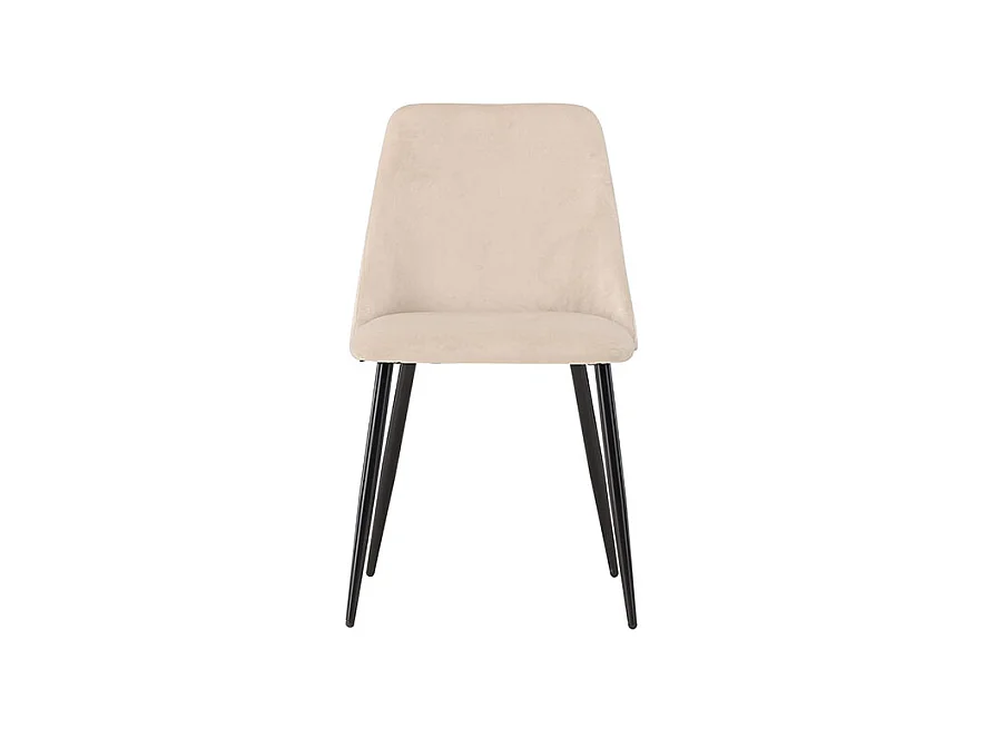 Night chaise de salle à manger beige.