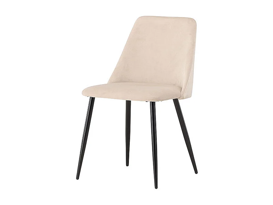 Night chaise de salle à manger beige.