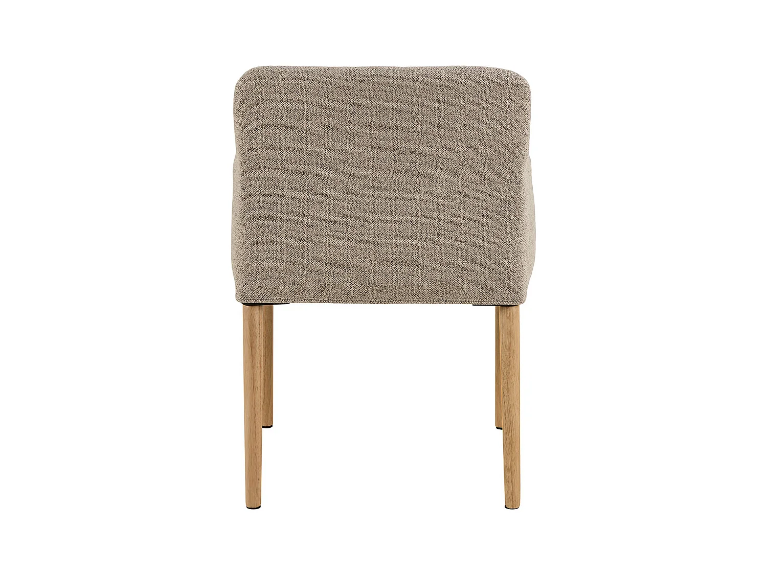 Zoe chaise de salle à manger avec accoudoirs bouclé beige.