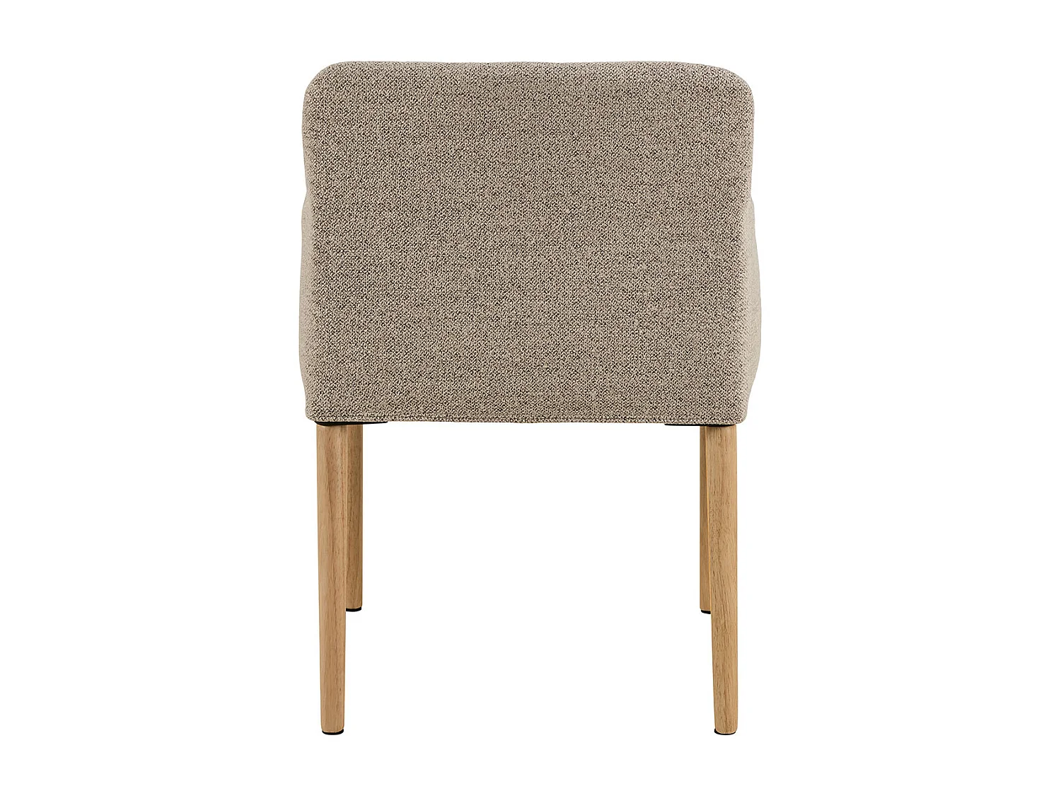 Zoe chaise de salle à manger avec accoudoirs bouclé beige.