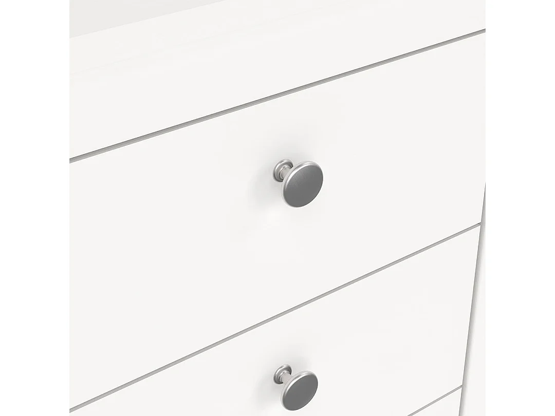 Madrid Nachttisch 3 Schubladen weiß.