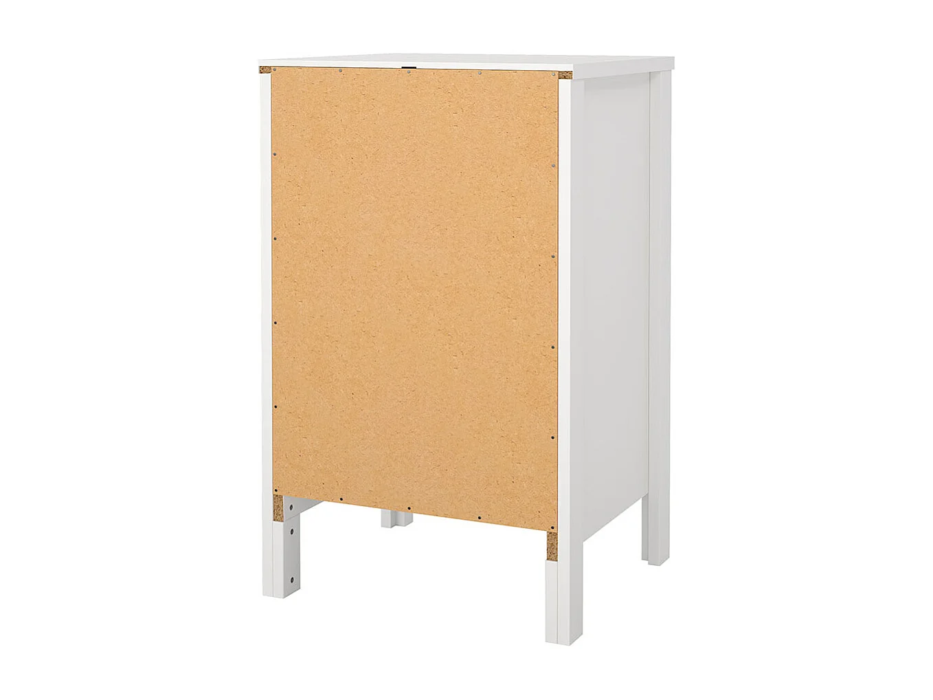 Madrid Nachttisch 3 Schubladen weiß.