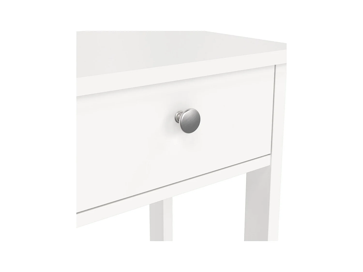 Madrid Nachttisch 1 Schublade, 1 Ablage weiß.