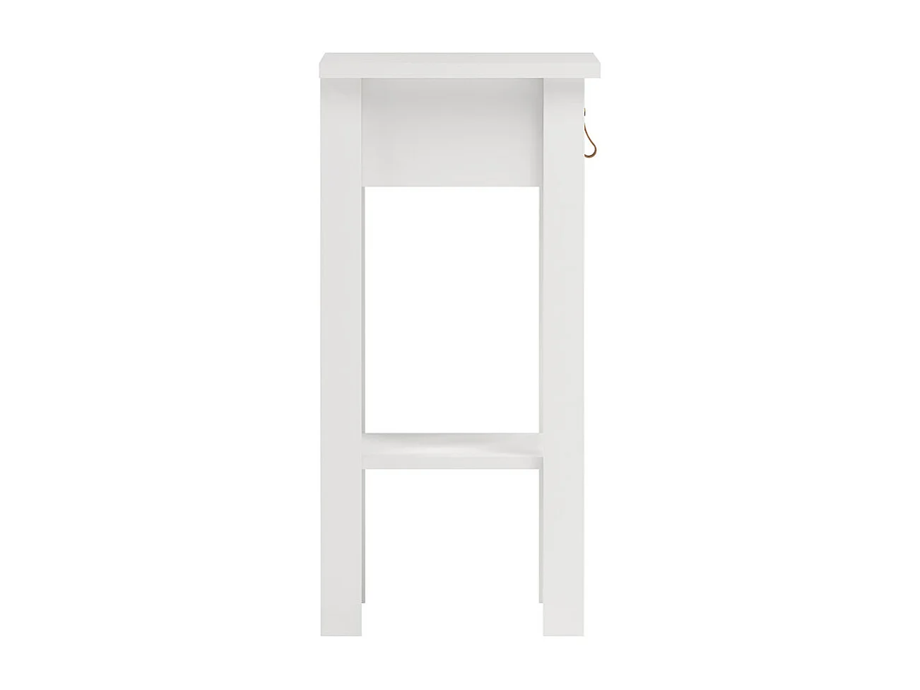 Madrid Nachttisch 1 Schublade, 1 Ablage weiß.