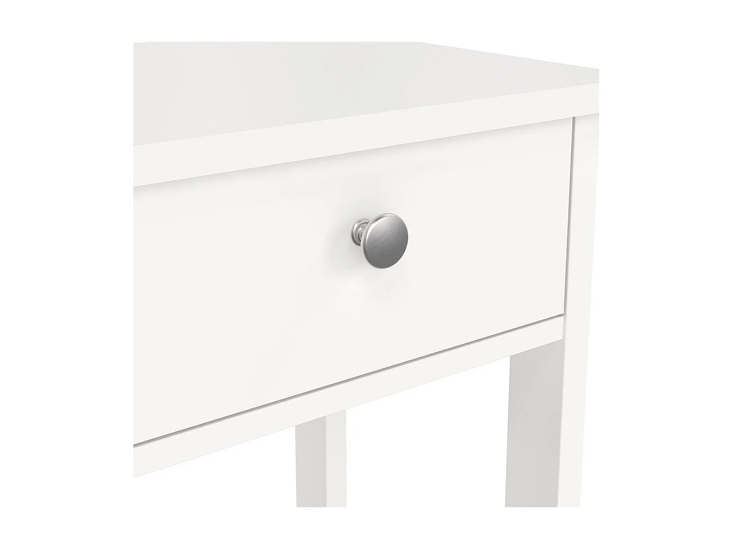 Madrid Nachttisch 1 Schublade, 1 Ablage weiß.