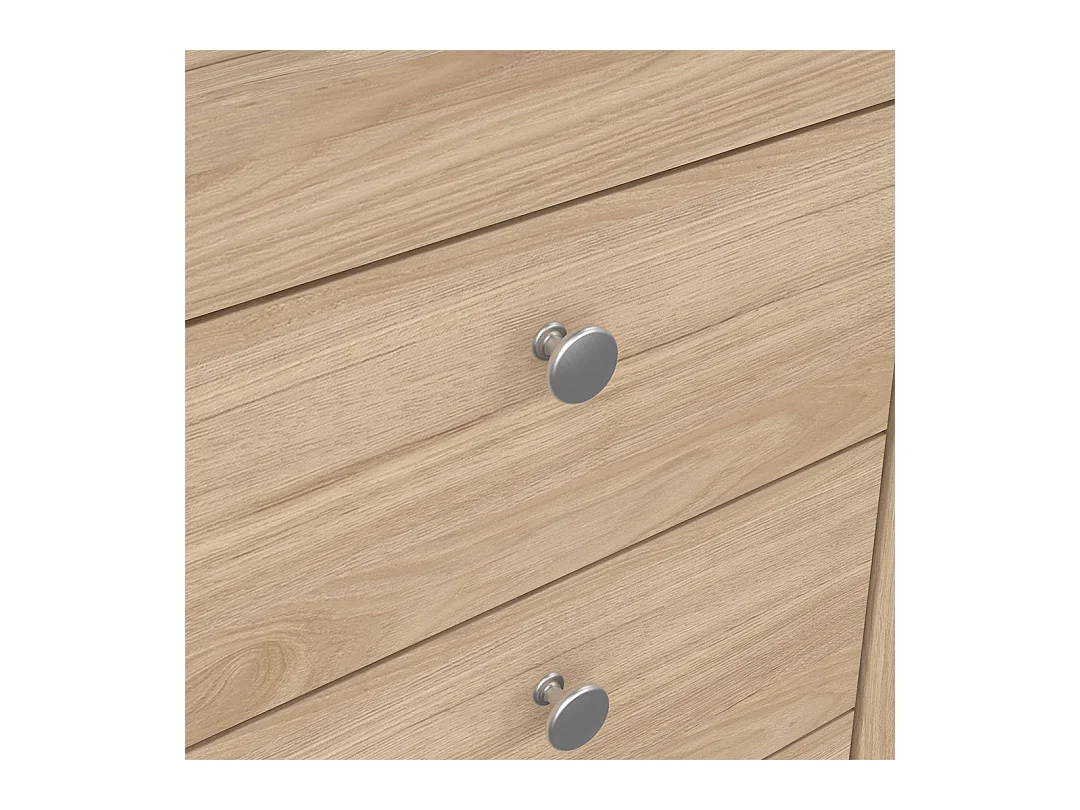 Madrid Nachttisch 3 Schubladen Eichen-Dekor.
