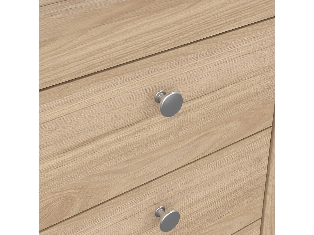 Madrid Nachttisch 3 Schubladen Eichen-Dekor.