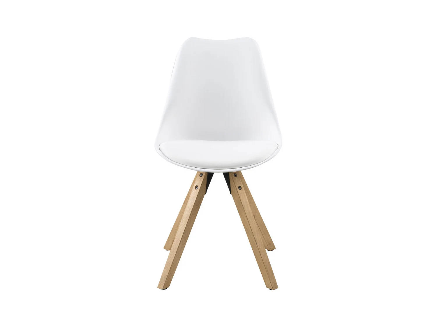 Dry Chaise de salle à manger, blanc.