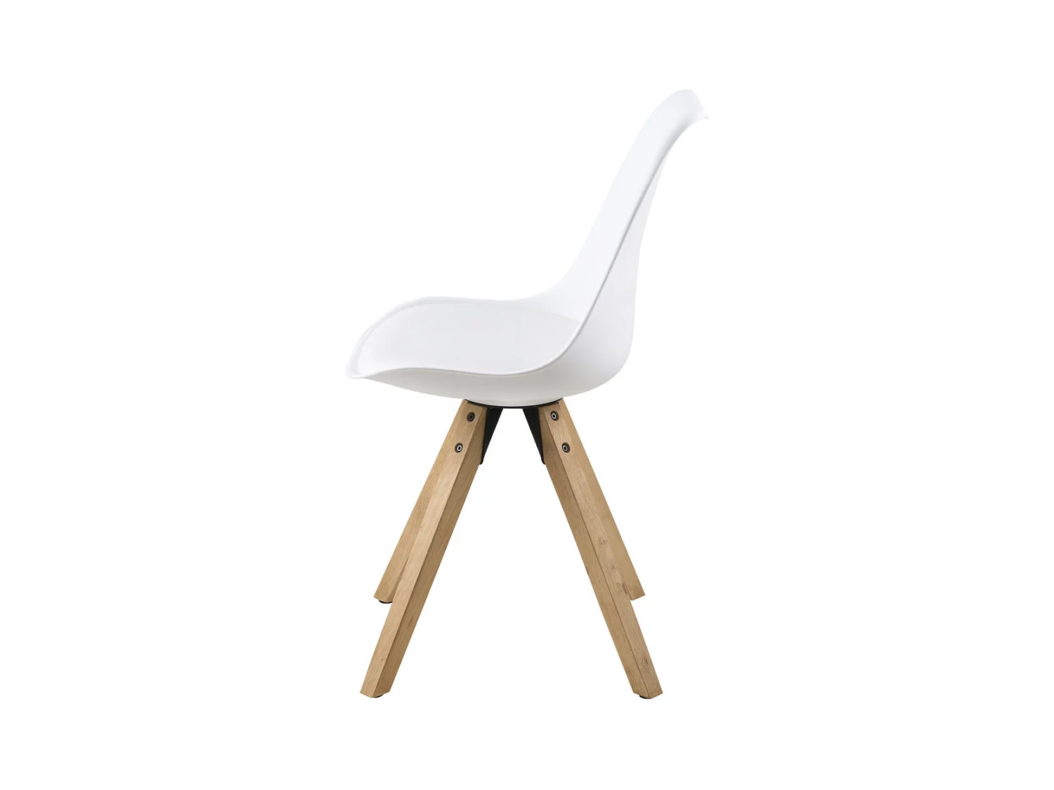 Dry Chaise de salle à manger, blanc.