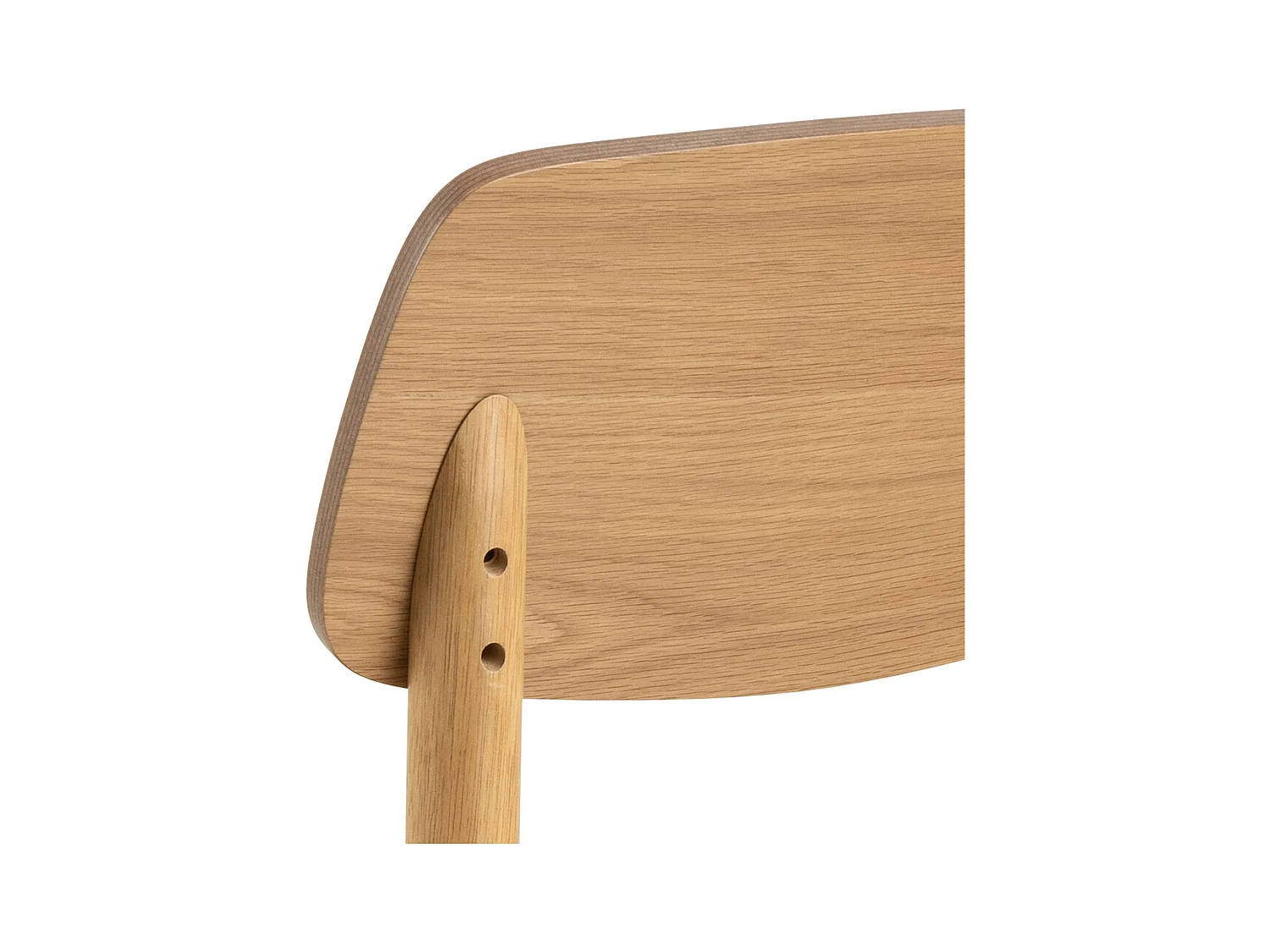 Barlow chaise de salle à manger bois nature.