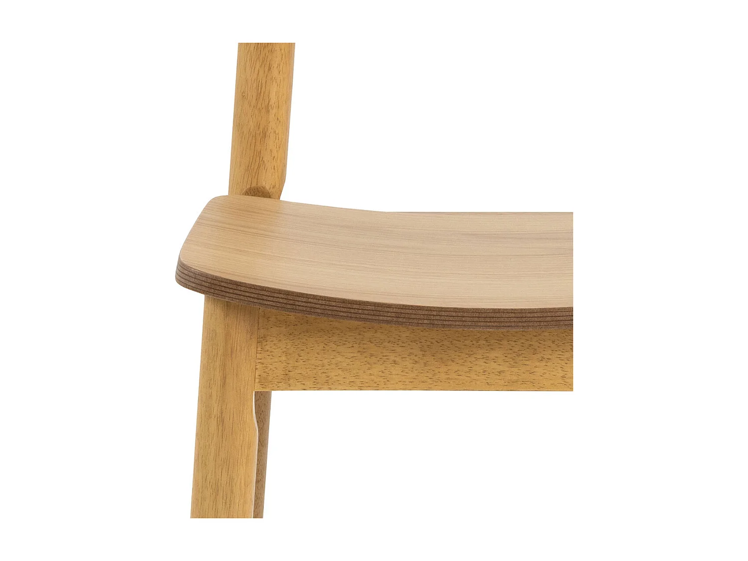 Barlow chaise de salle à manger bois nature.