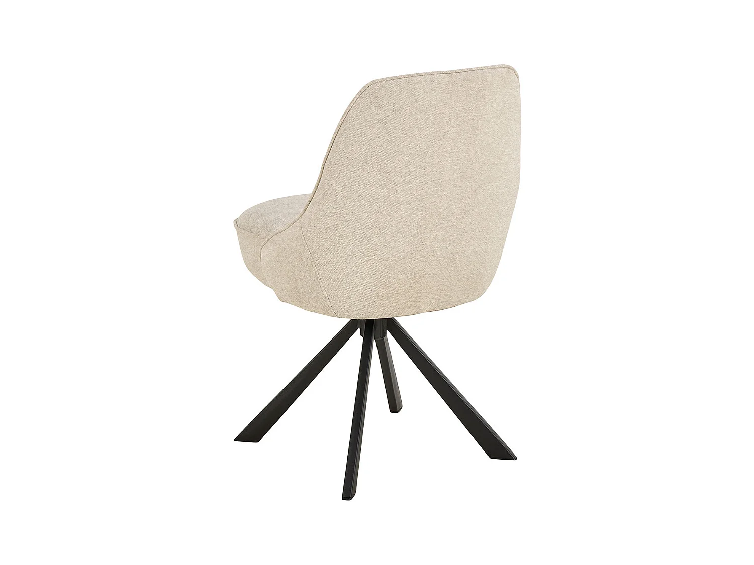 Carlton chaise de salle à manger fonction pivotante beige.