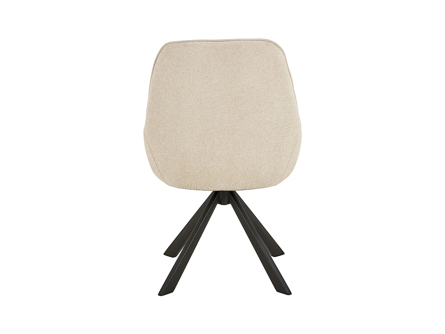 Carlton chaise de salle à manger fonction pivotante beige.