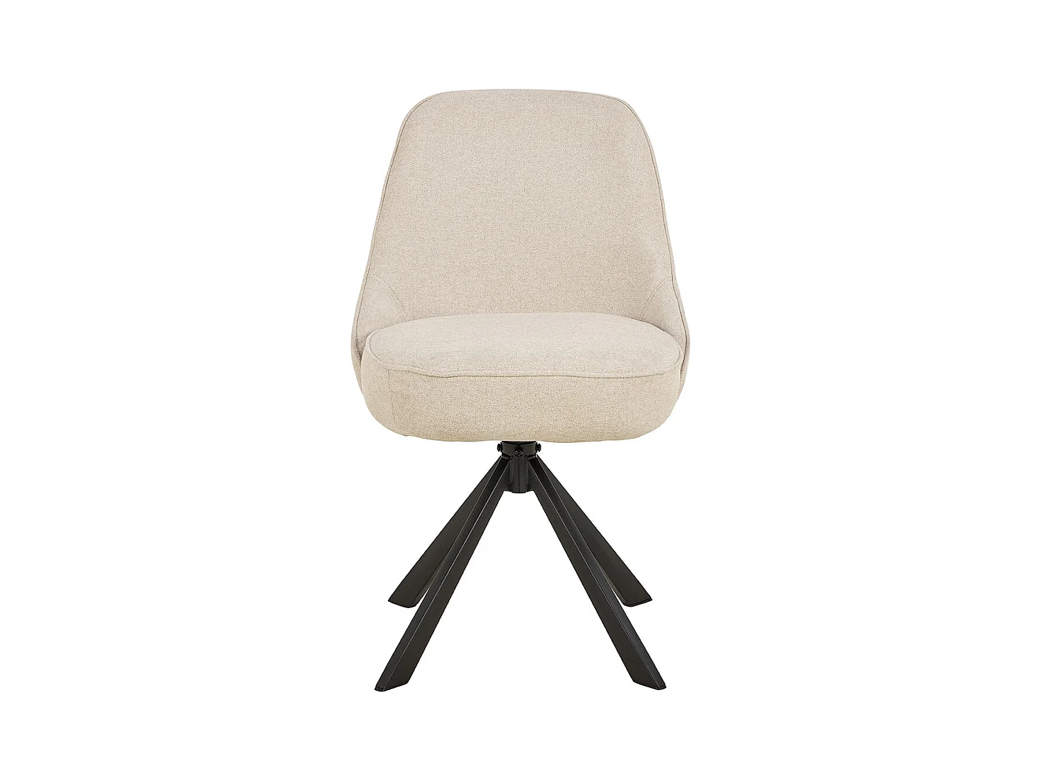 Carlton chaise de salle à manger fonction pivotante beige.
