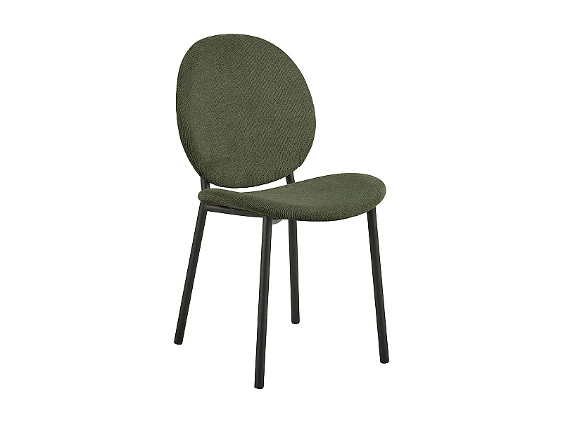 Cliff Esszimmerstuhl grün.