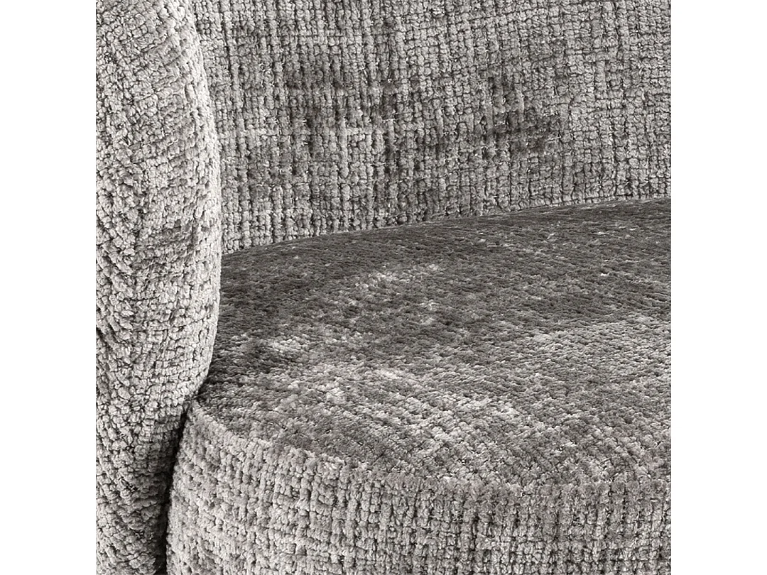 Darlene Esszimmerstuhl Mit Armlehnen Chenille grau.