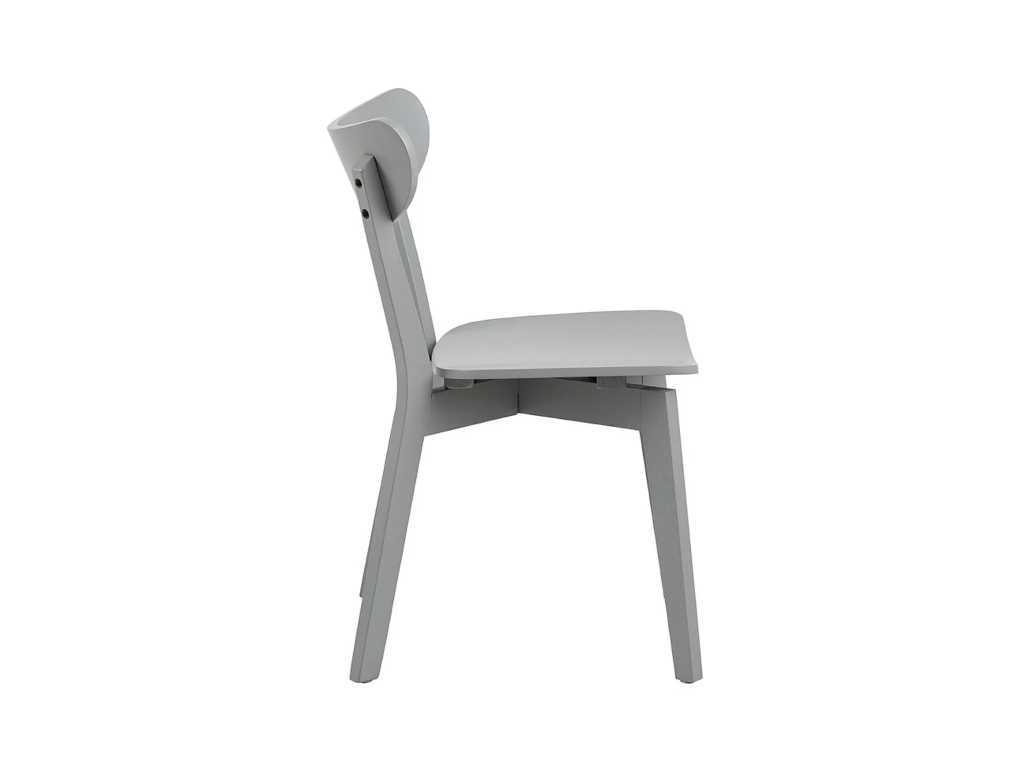 Roxby Esszimmerstuhl Holz grau.