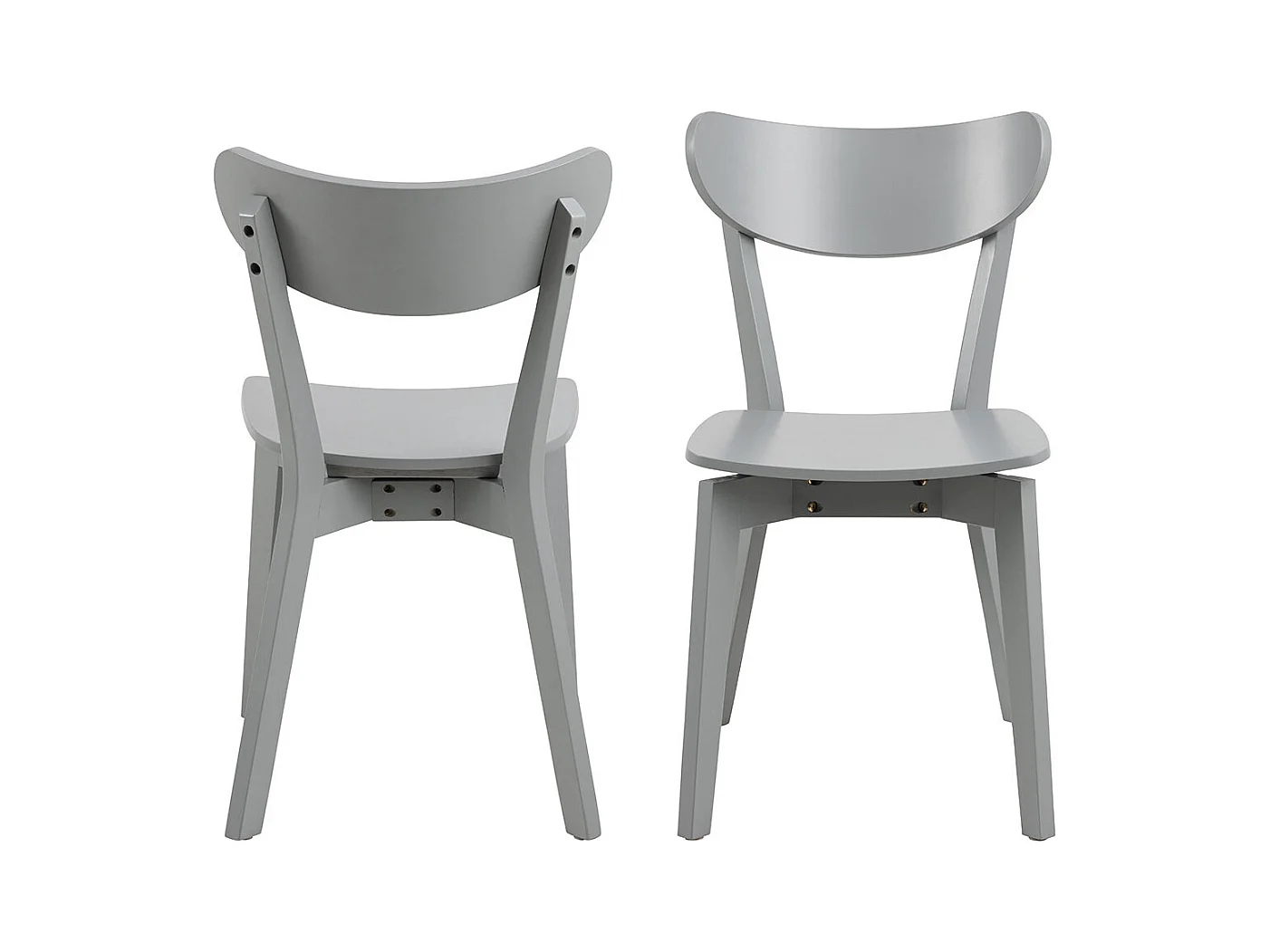 Roxby Esszimmerstuhl Holz grau.