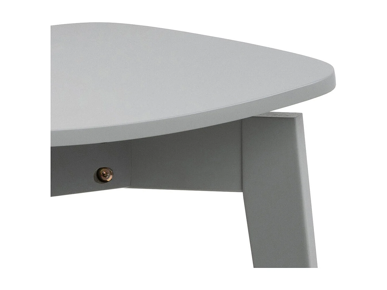 Sedia da pranzo Roxby in legno grigio.