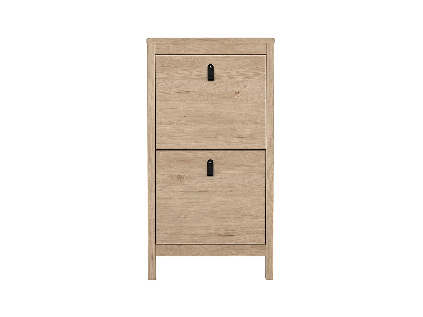 Scarpiera Madrid 2 ante a soffietto decoro rovere.