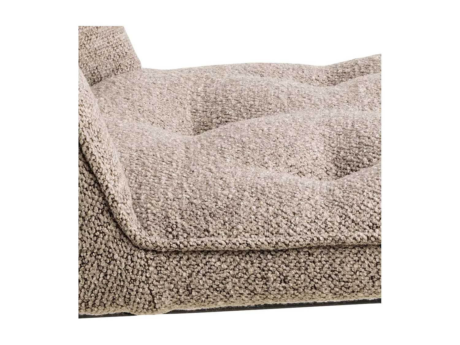 Solara eetkamerstoel bouclé beige.