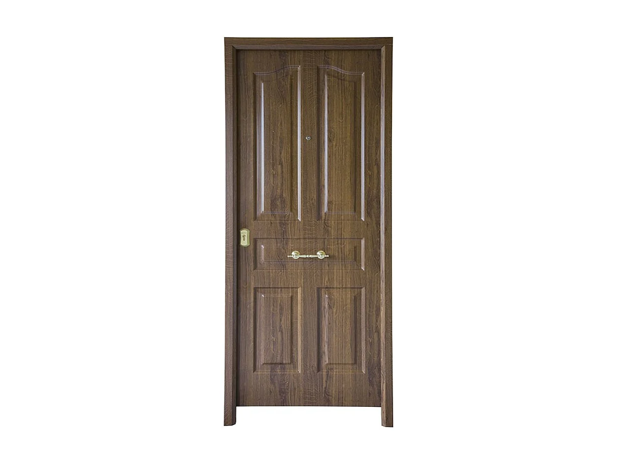 Porte d'entrée ANTIQUE 80 cm 45 mm en acier - Poignée et serrure : Avec - Sens d'ouverture: Tirant gauche
