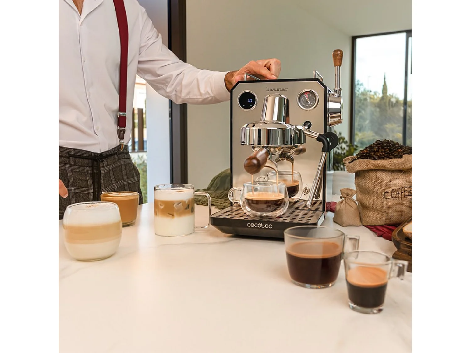 Cecotec Cafetera baristas Baristeo Intima