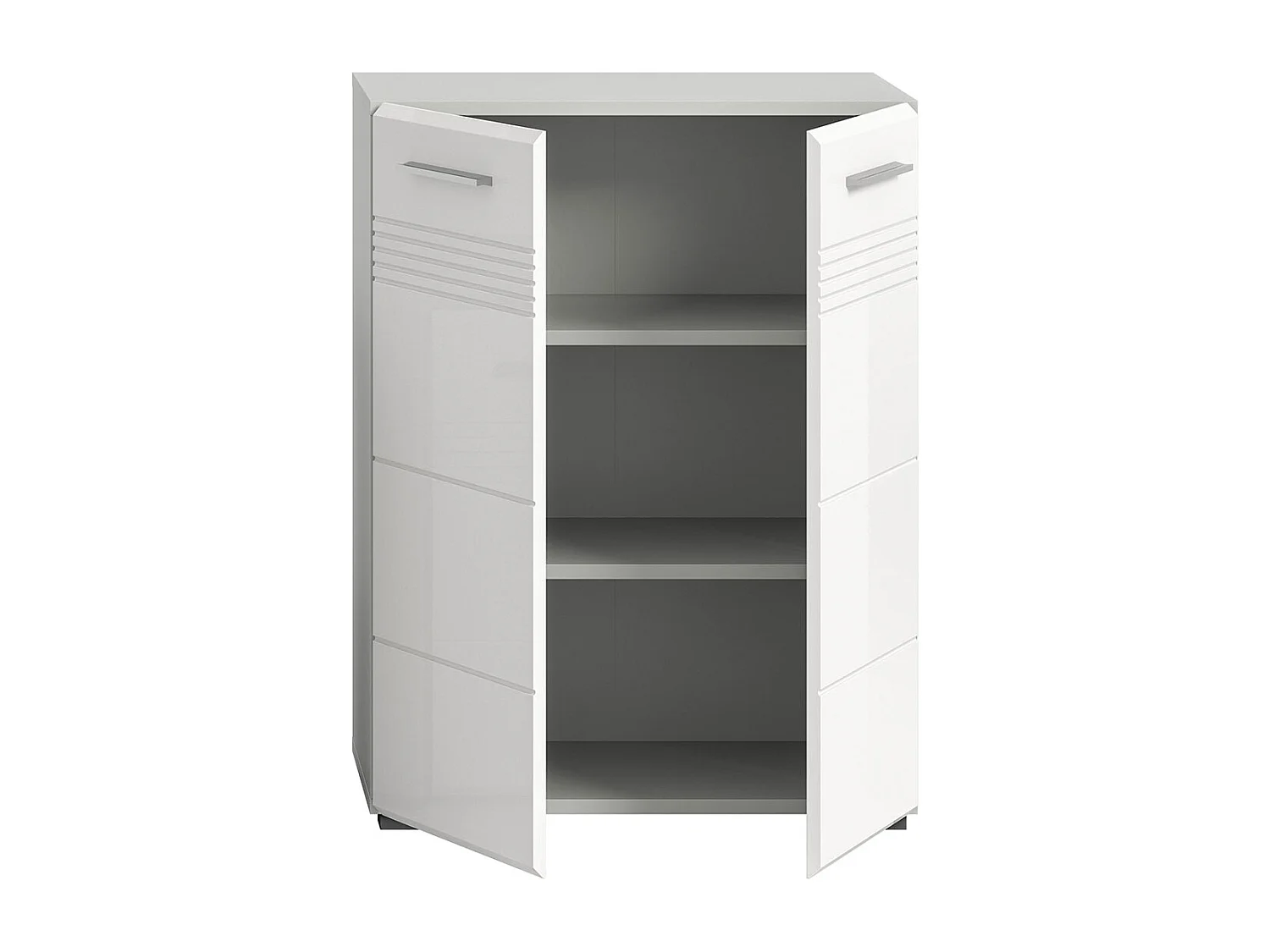 Bañera Copa 2 puertas blanco alto brillo.