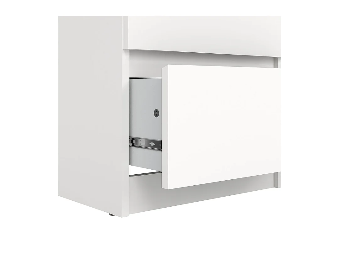 Naia Kommode 5 Schubladen weiß.