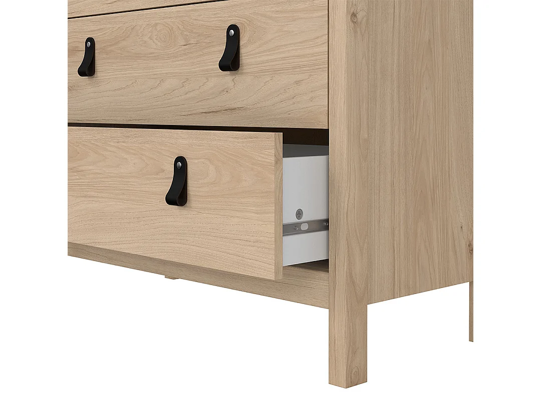 Madrid Kommode 5 Schubladen Eichen-Dekor.